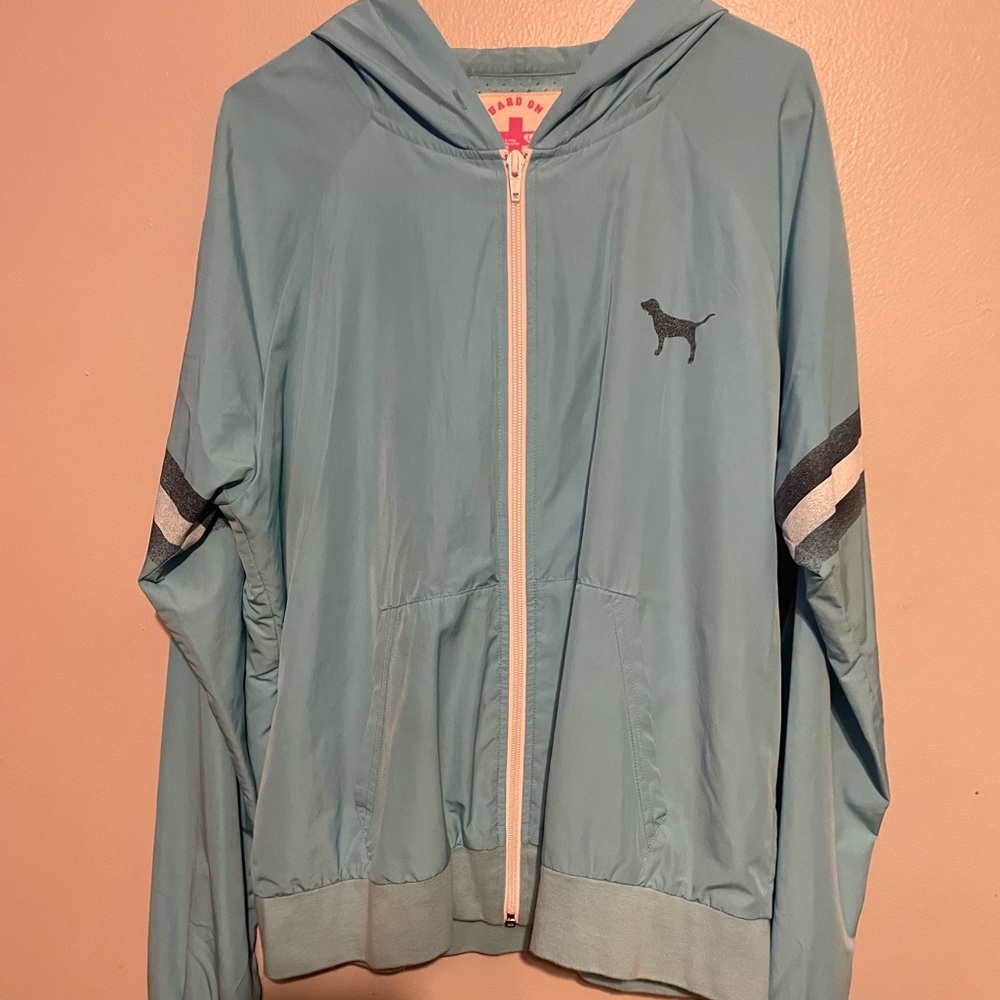 Pink large windbreaker